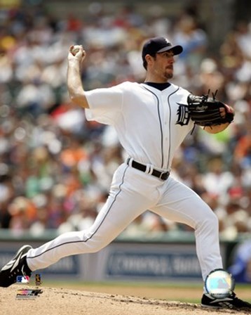 Justin Verlander - 2007 Pitching Action art print