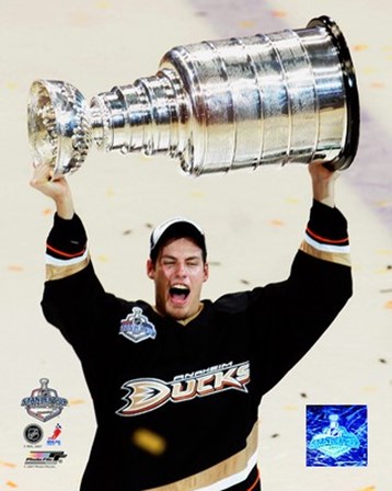 Ryan Getzlaf - 2007 Stanley Cup / With Cup (#19) art print