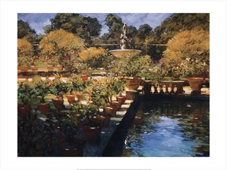 Boboli Gardens - Florence by Philip Craig art print