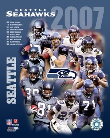 2007 - Seahwks Team Composite art print