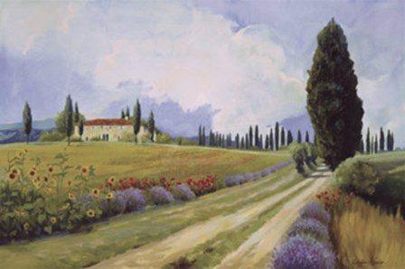 Holiday in Tuscany by Carolyne Hawley art print