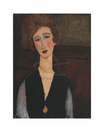 Portrait of a Woman, c.19171918 by Amedeo Modigliani art print