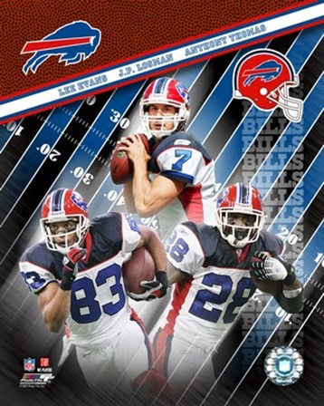 2007 - Bills &quot;Big 3&quot; art print