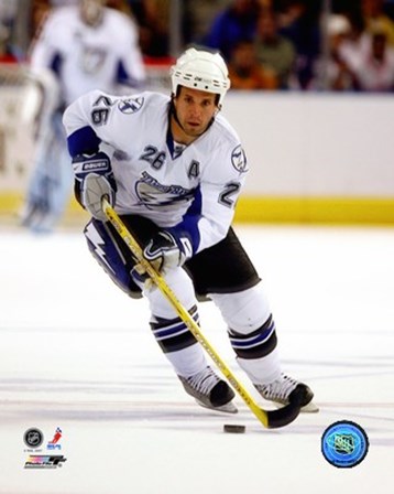 Martin St. Louis 2007 Away Action art print