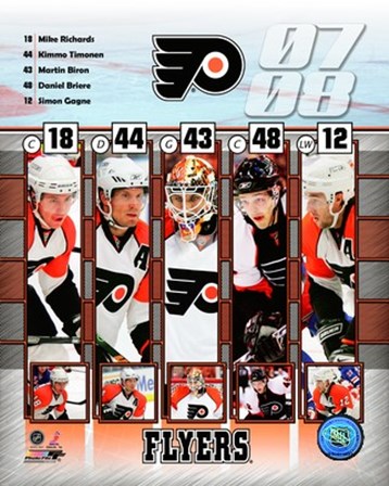 &#39;07 / &#39;08 Flyers Team Composite art print