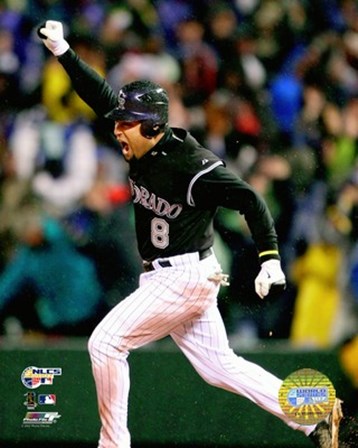 Yorvit Torrealba - &#39;07 NLCS / Game 3 Home Run art print