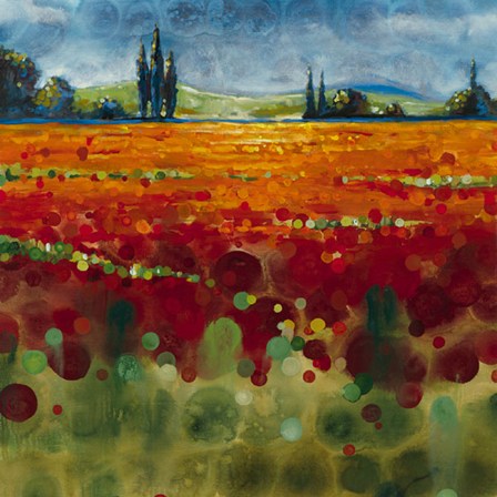 Spring Meadows II by Selina Werbelow art print