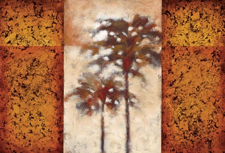 Sunset Palms II by Scott Lee art print