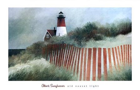 Old Nauset Light by Albert Swayhoover art print