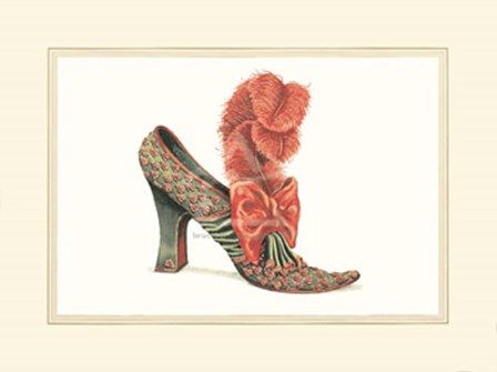 La Chaussure de Charlotte by Fiona Saunders art print