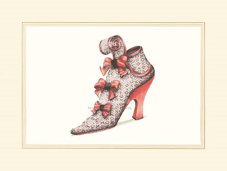 La Chaussure d&#39;Aimee by Fiona Saunders art print
