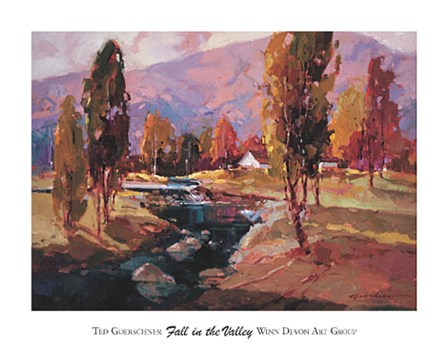 Fall in the Valley by Ted Goerschner art print