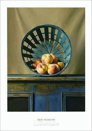 White Peaches by Ken Marlow art print