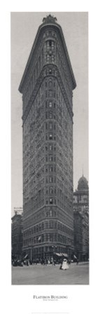 Flatiron Building by New York Buildings art print