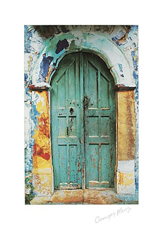 Arched Doorway [white border] (19-1/2 x 27-1/2) by George Meis art print