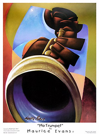 Mo&#39; Trumpet by Maurice Evans art print