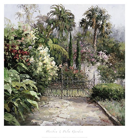 Palm Garden by Haibin art print