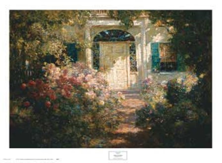 Doorway and Garden by Abbott Fuller Graves art print