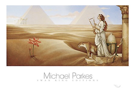 Desert Lotus by Michael Parkes art print