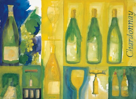 Chardonnay by Michael Clark art print