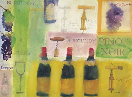 Pinot Noir by Michael Clark art print