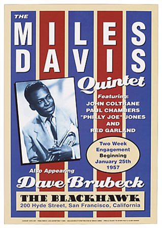 Miles Davis, 1957 art print