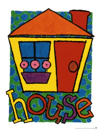 House by Karen Gutowsky art print