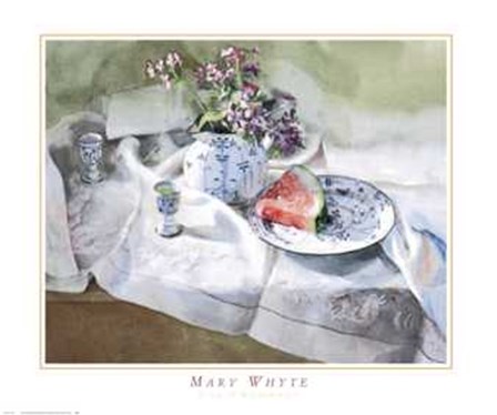 Slice of Watermelon by Mary Whyte art print