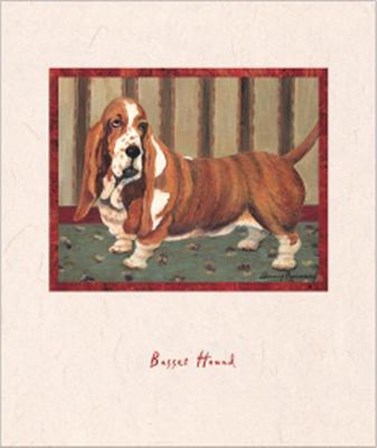 Bassett Hound by Lanny Barnard art print