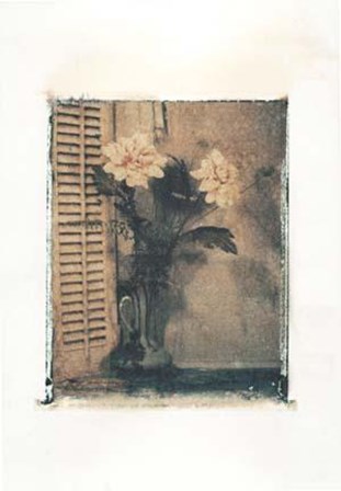Polaroid Vases Flower by Laurie Fields art print