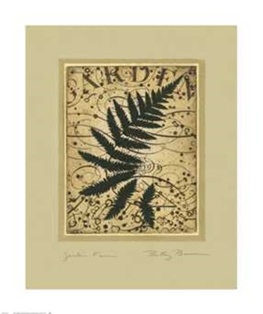Garden Fern by Betsy Bauer art print