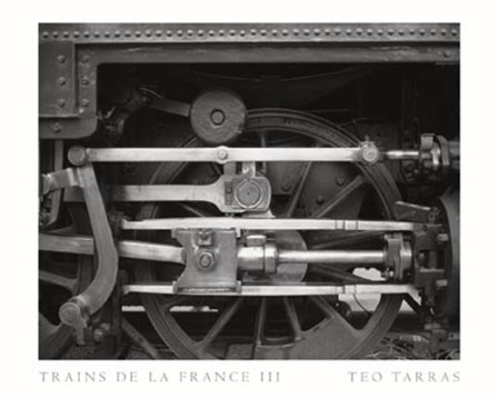 Trains De La France III by Teo Tarras art print