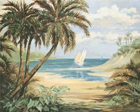 Palm Bay - Mini by Paul Brent art print