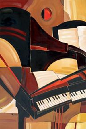 Abstract Piano by Paul Brent art print