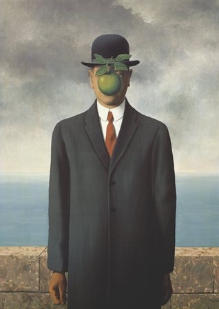 Son Of Man by Rene Magritte art print