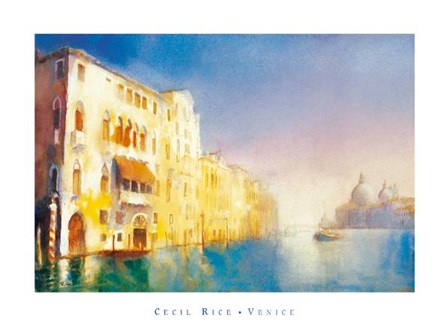 Palazzi, Grand Canal by Cecil Rice art print