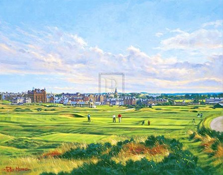 St Andrews 15Th - &#39;Cartgate (In) by Robyn Munro art print