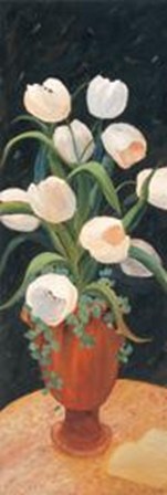 Tulips By Night by Leila Platt art print