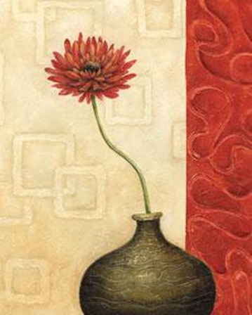 Rouge IV - Mini by Delphine Corbin art print