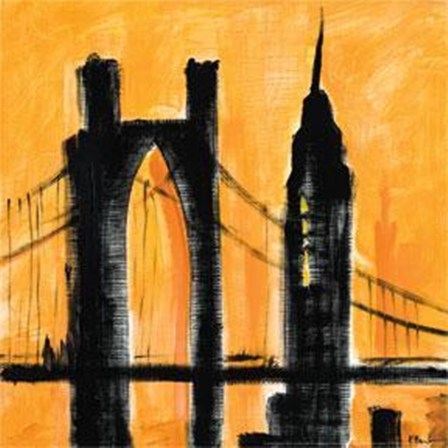 Amber Cityscape by Paul Brent art print