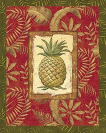 Exotica Pineapple by Charlene Audrey art print
