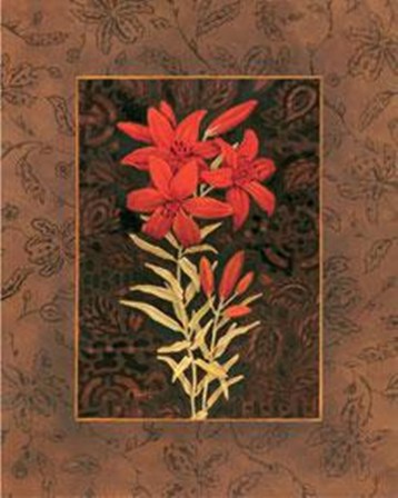 Damask Lily - Petite by Paul Brent art print