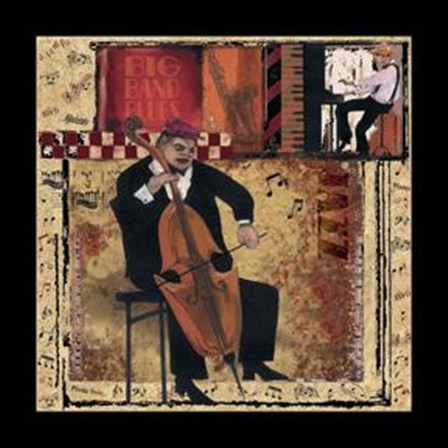 Jazz Cello - Mini by CW Designs, Inc. art print