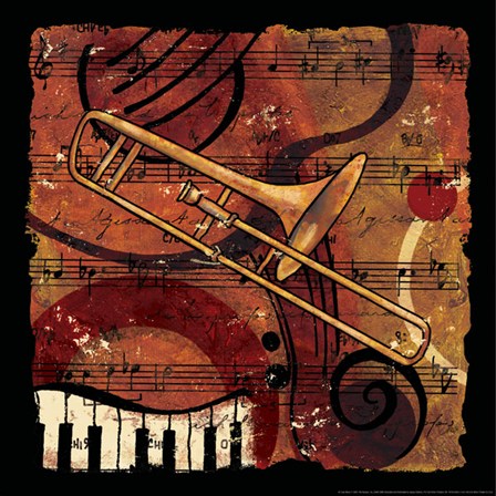 Jazz Music I - Mini by CW Designs, Inc. art print