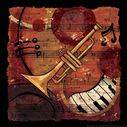 Jazz Music II - Mini by CW Designs, Inc. art print