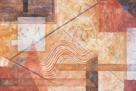Sienna Wave by Valerie Freeman art print