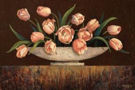 Elegant Tulips by Jillian Jeffrey art print