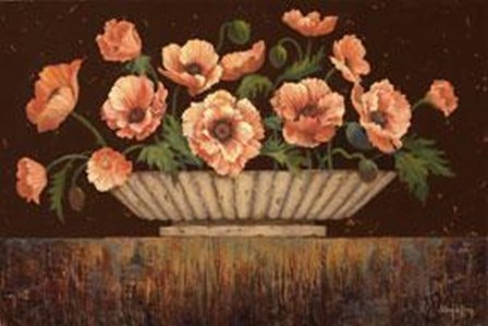 Elegant Poppies by Jillian Jeffrey art print