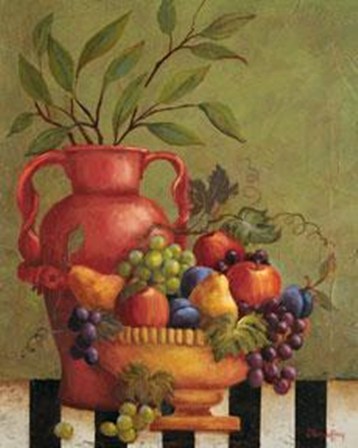 Fresco Fruit I by Jillian Jeffrey art print