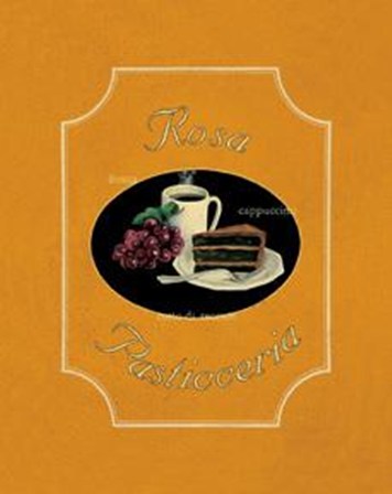 Rosa Pasticceria by Catherine Jones art print